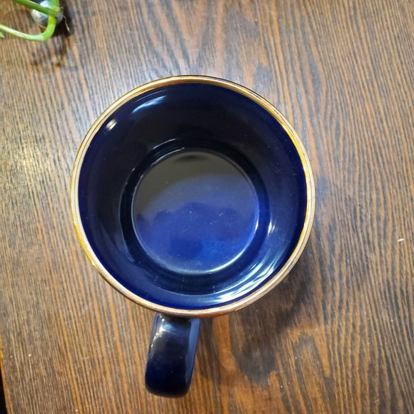 Oregon Seal State Facts Motto Gold Rimmed Dark Blue Mug Smith Western Portland - Picture 3 of 6